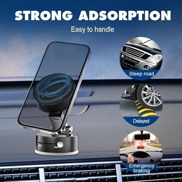360 Degree Vaccum Magnetic Phones Holder