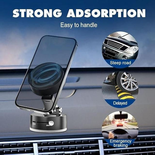 360 Degree Vaccum Magnetic Phones Holder